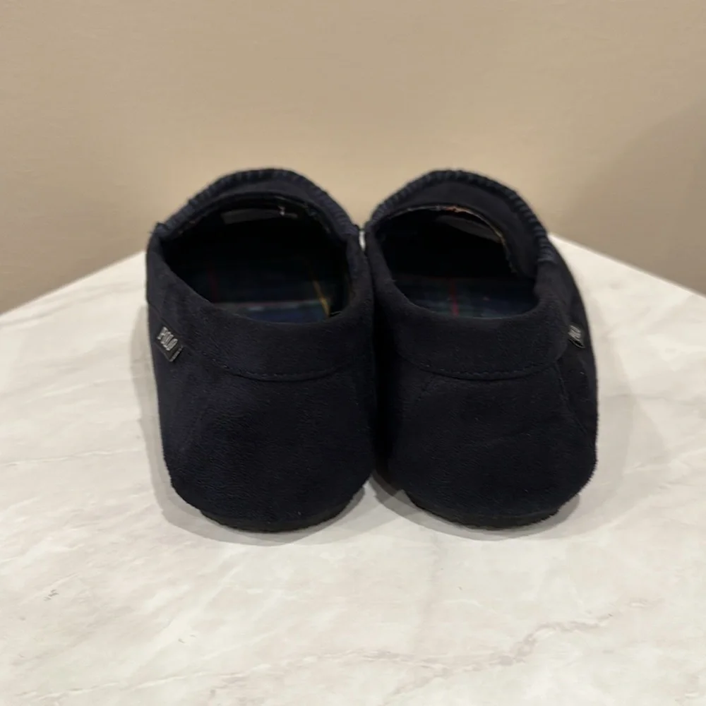 🔥Polo by Ralph Lauren Navy Loafers with Embroidered Logo🔥